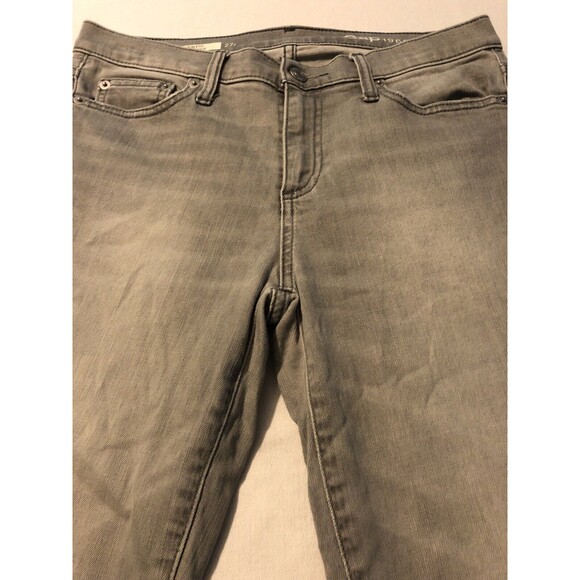 Gap Women's Denim Gray Stretch Authentic True Skinny Jeans Size 27 X 30 - Picture 2 of 9